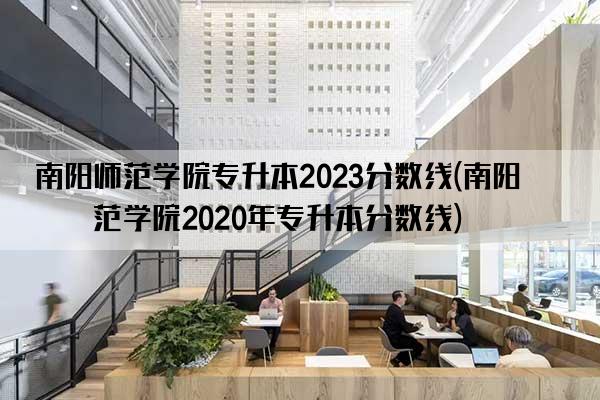 南阳师范学院专升本2023分数线(南阳师范学院2020年专升本分数线)